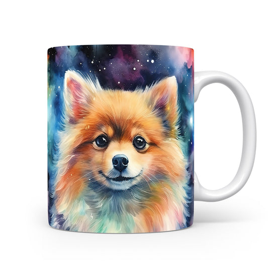 Hrnek s roztomilým pomeranianem – výrazným designem