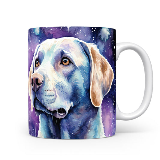 Hrnek s labradorem v galaxii