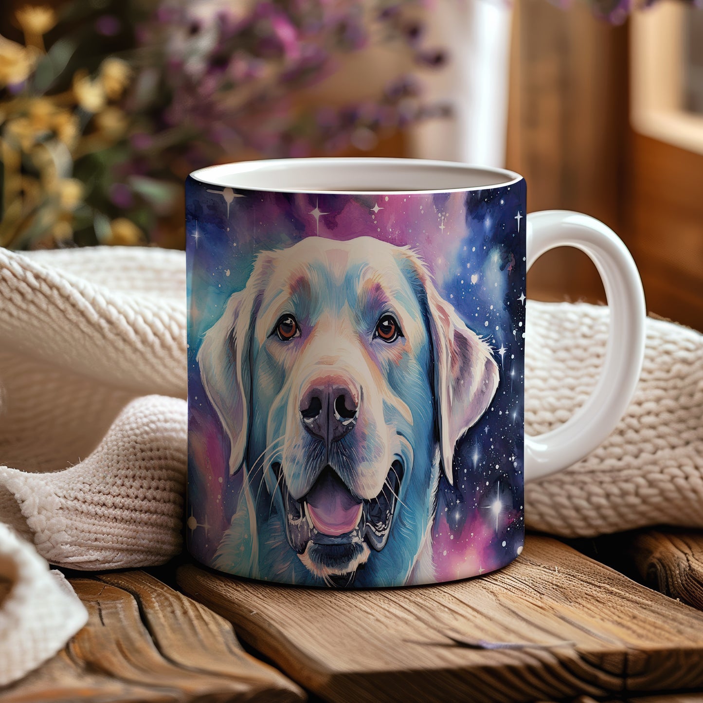 Hrnek s veselým labradorem