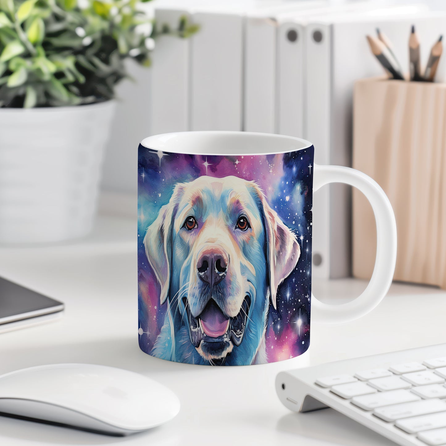 Hrnek s veselým labradorem
