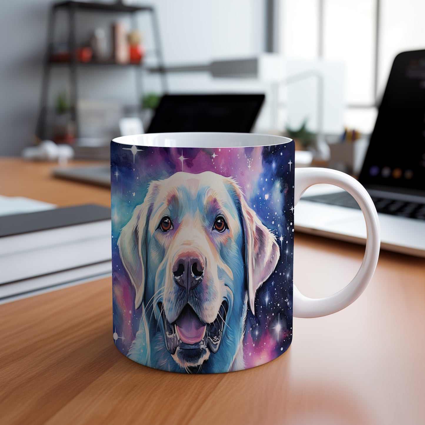 Hrnek s veselým labradorem