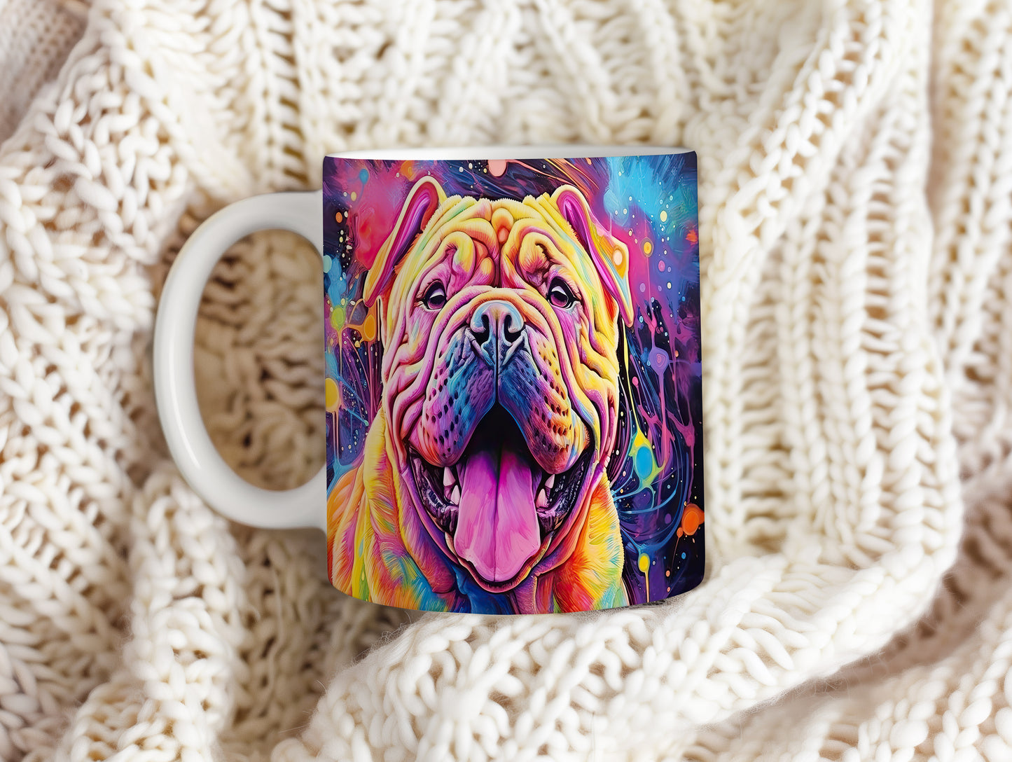 Hrnek s veselým úsměvem Shar pei