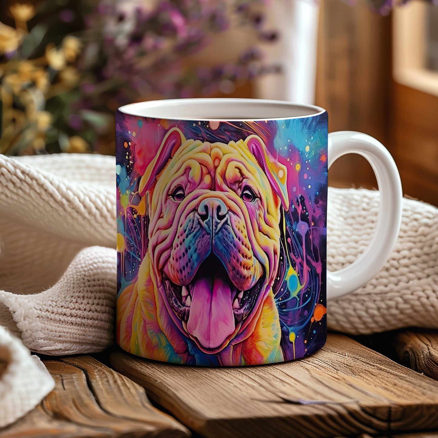 Hrnek s veselým úsměvem Shar pei