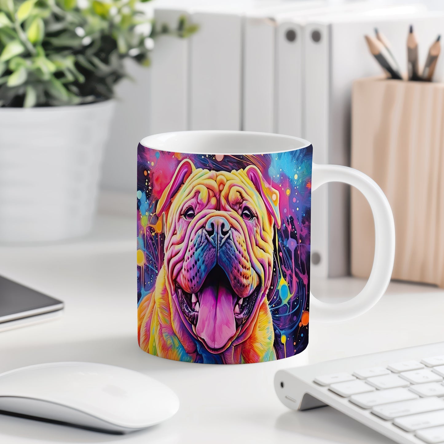 Hrnek s veselým úsměvem Shar pei