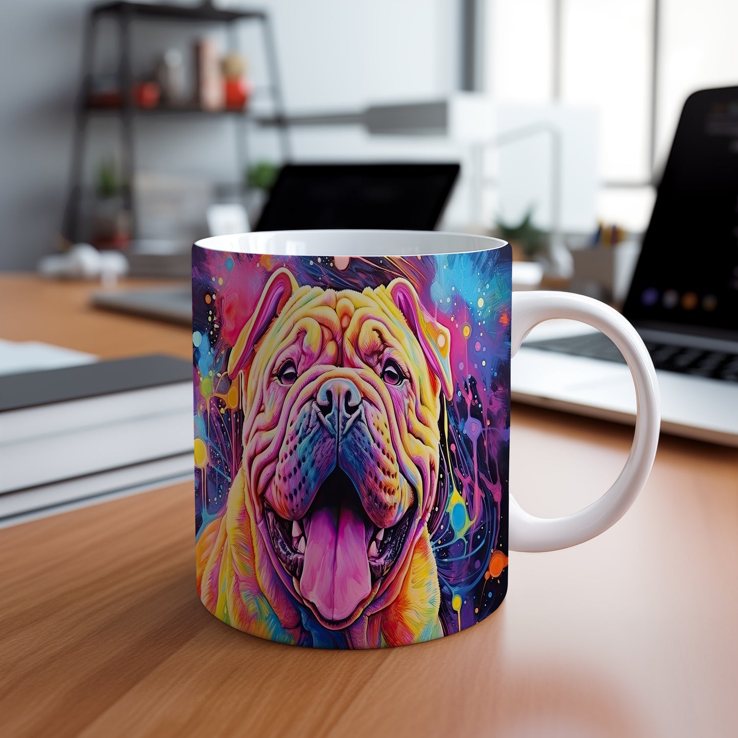 Hrnek s veselým úsměvem Shar pei