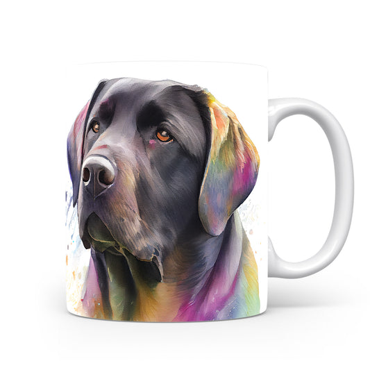 Hrnek s labradorem v pestrých barvách – výrazným designem