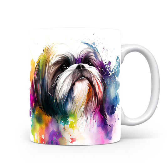Hrnek s ilustrací psa plemene Shih Tzu