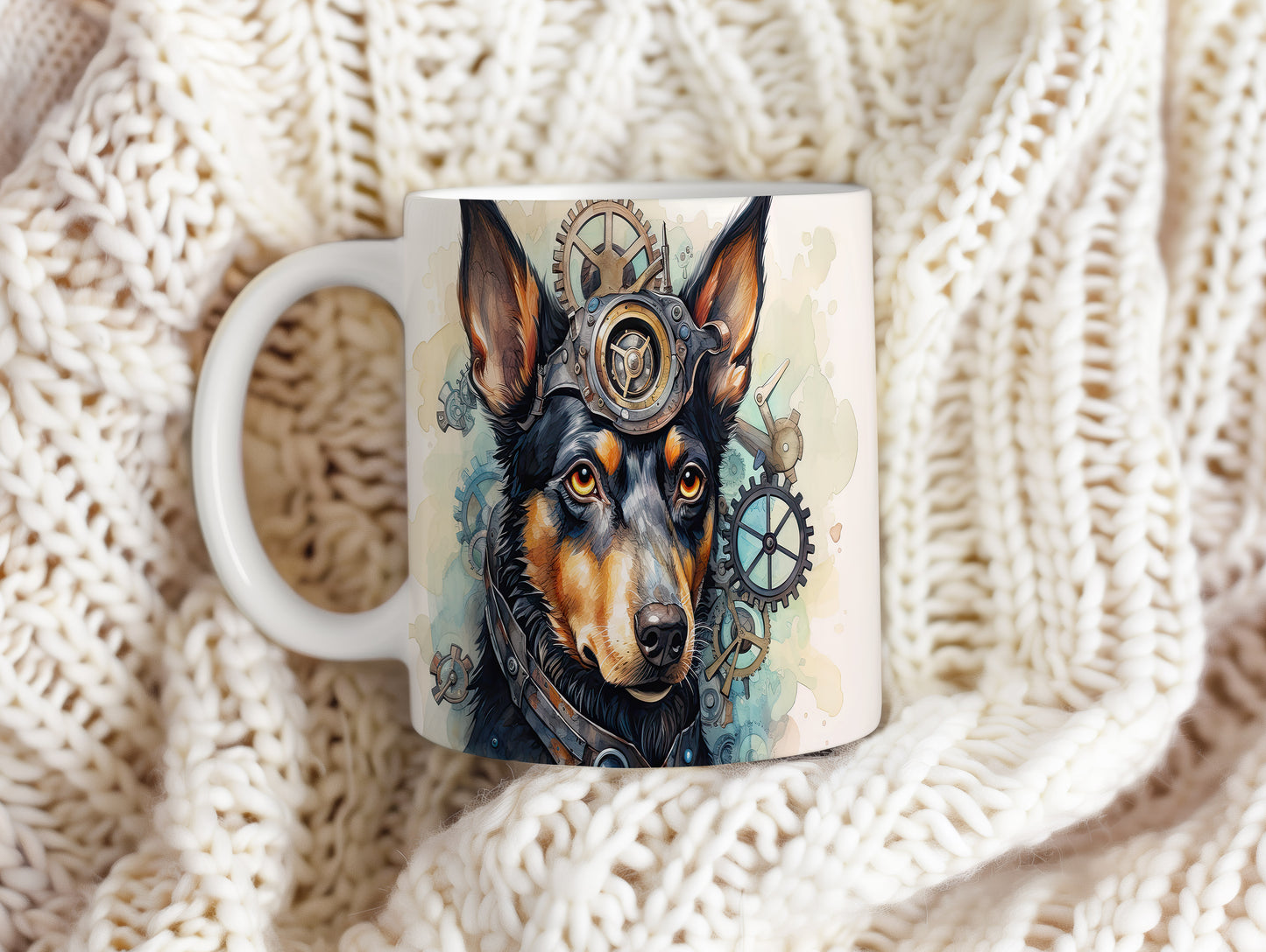 Hrnek s psím motivem Kelpie