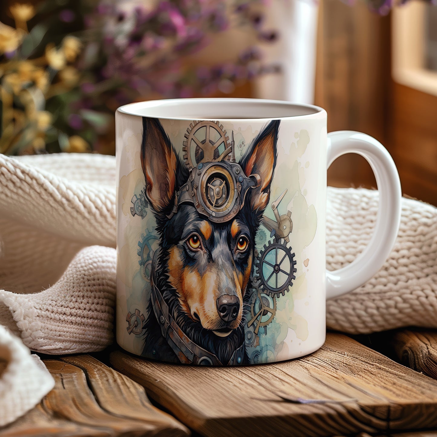 Hrnek s psím motivem Kelpie