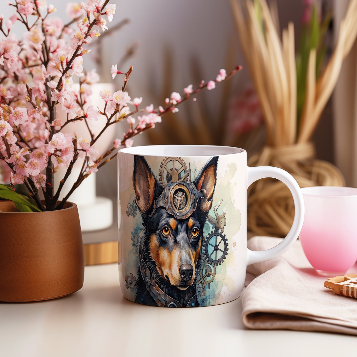 Hrnek s psím motivem Kelpie
