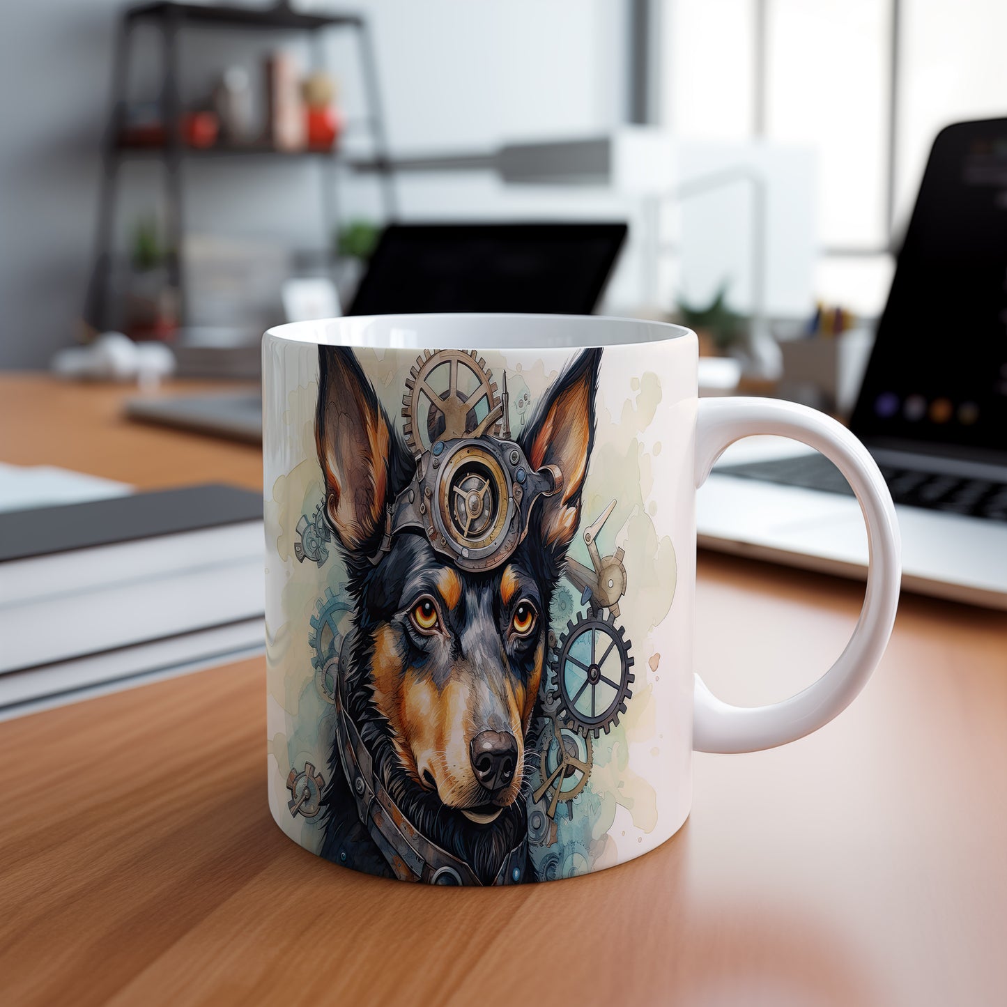 Hrnek s psím motivem Kelpie