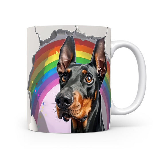 Hrnek s Dobermanskou hlavou