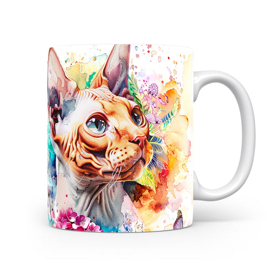 Hrnek se zvířecím motivem Sphynx kočky