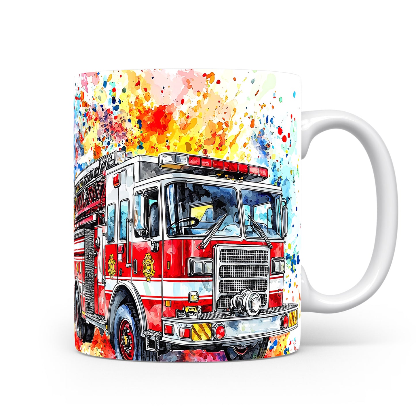 Hrnek s hasičským autem