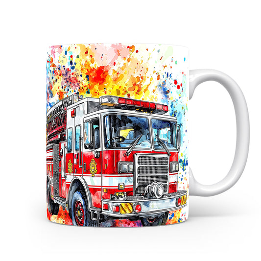 Hrnek s hasičským autem