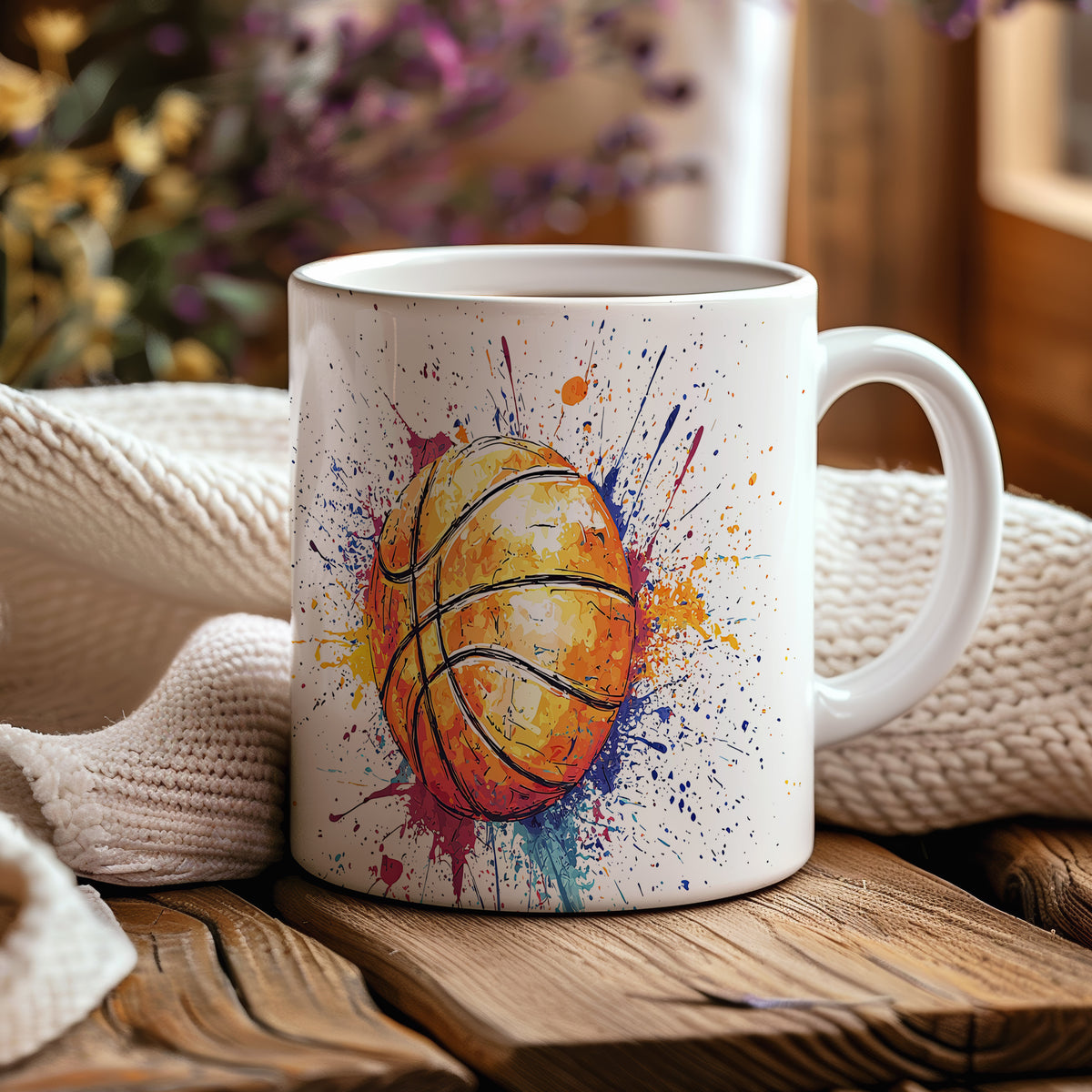 Hrnek s basketbalem