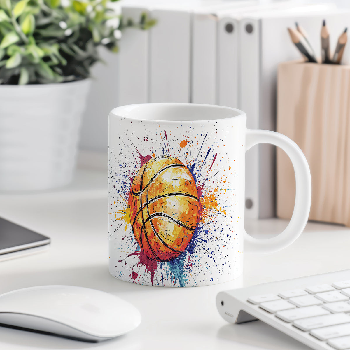 Hrnek s basketbalem