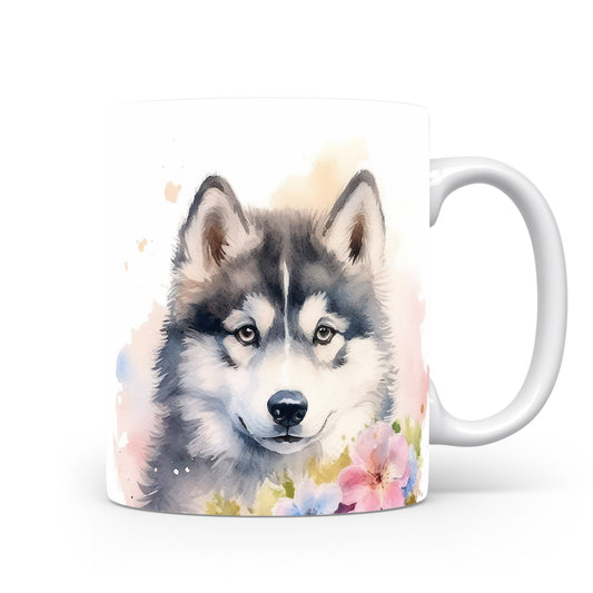 Hrnek s roztomilým husky motivem