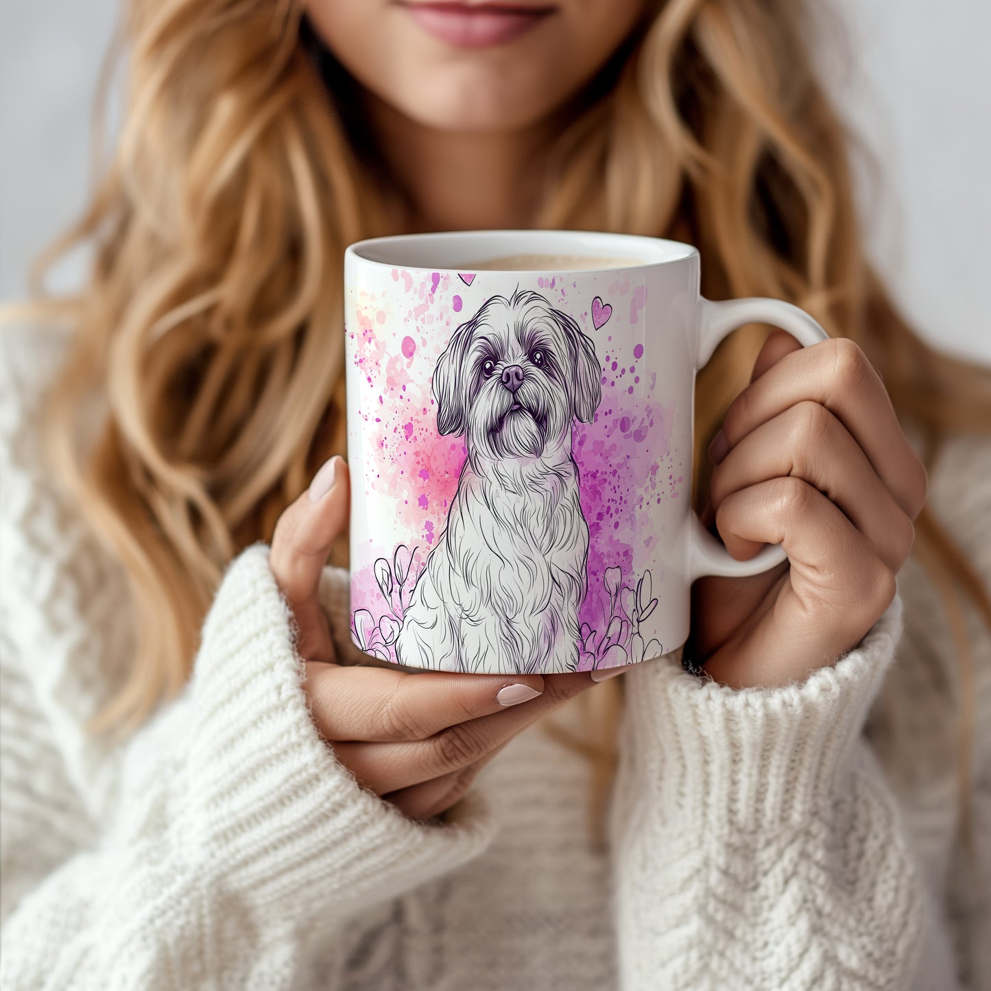 Hrnek s kresleným Shih tzu