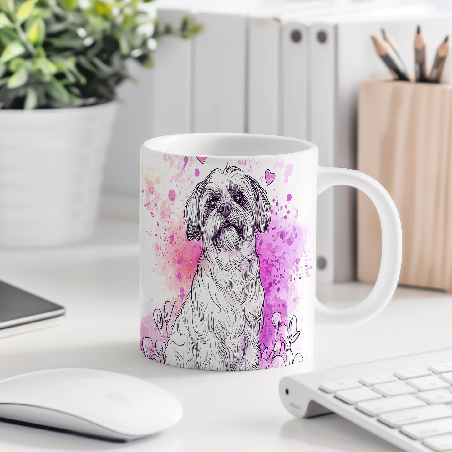 Hrnek s kresleným Shih tzu