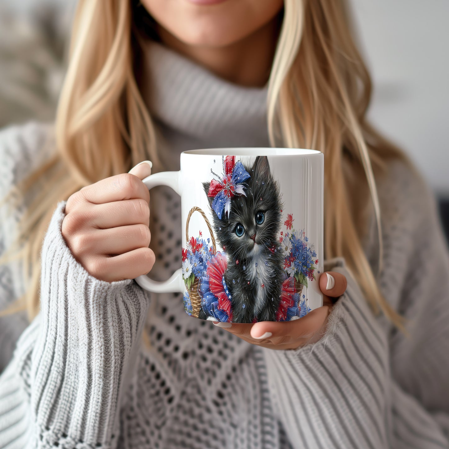 Hrnek s roztomilým koťátkem – jedinečným stylem