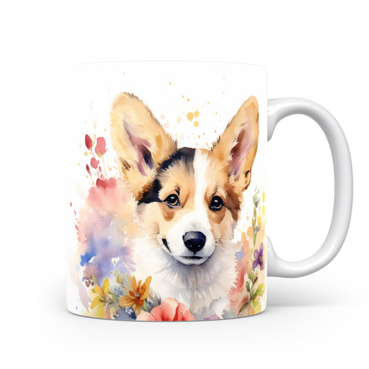 Hrnek s veselým corgi