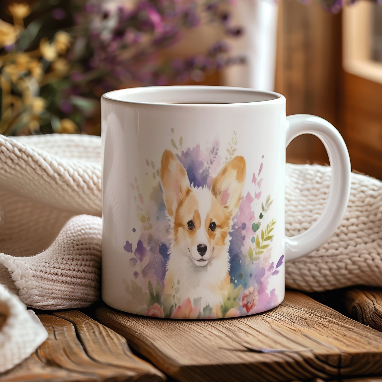Hrnek s roztomilým corgi pejskem