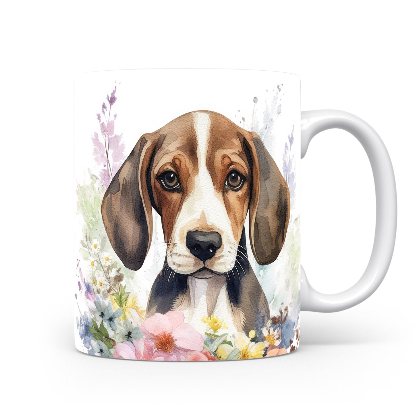 Hrnek s roztomilým beagle psem