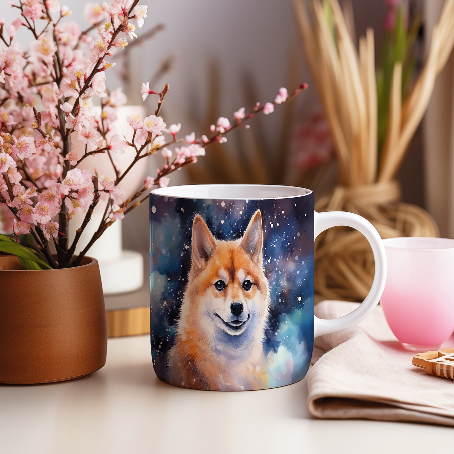 Hrnek s motivem Shiba Inu: originální dárek pro milovníky psů