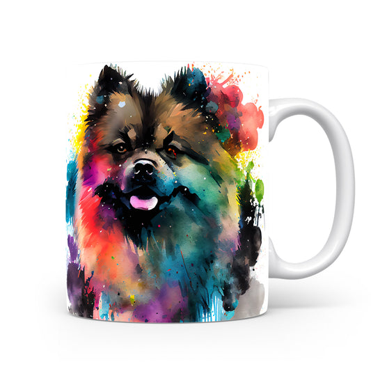 Barevný hrnek s motivem pomeraniana - originální dárek pro milovníky psů